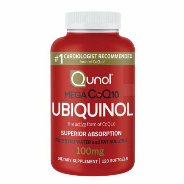Viên Uống Qunol Mega CoQ10 100 mg – Hộp 120 Viên