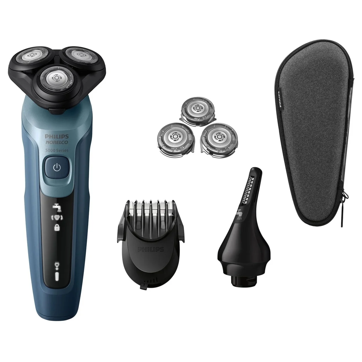 Máy Cạo Râu Điện Dùng Ướt & Khô Philips Norelco 6500 Wet & Dry Electric Shaver