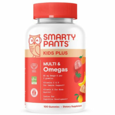 Kẹo Dẻo Hỗ Trợ Sức Khỏe Toàn Diện Cho Trẻ SmartyPants Kids Multivitamin & Omega –  Hộp 100 Viên