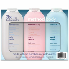 Sữa Tắm Method Experiential Body Wash Trio – 3 Chai X 532ml