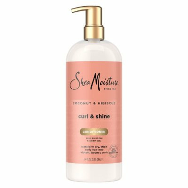 Dầu Xả Dưỡng Ẩm và Tăng Độ Bóng Cho Tóc Xoăn SheaMoisture Coconut & Hibiscus Curl & Shine Conditioner - Chai 1L