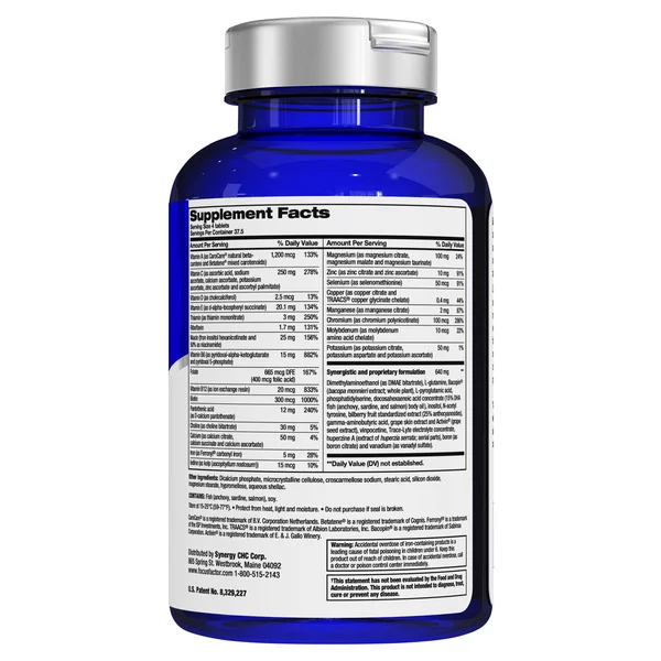 Viên Uống Bổ Não Focus Factor – Hộp 180 Viên