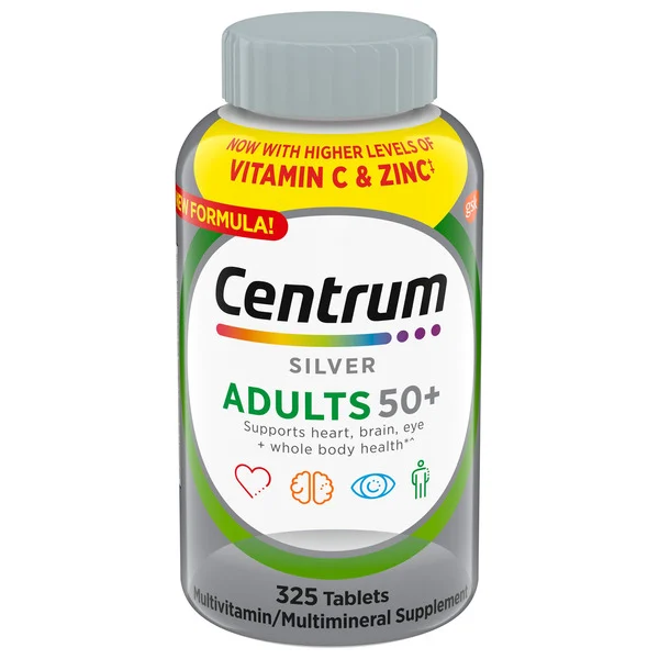 Viên Uống Centrum Silver Adults 50+ Multivitamin - Hộp 325 Viên