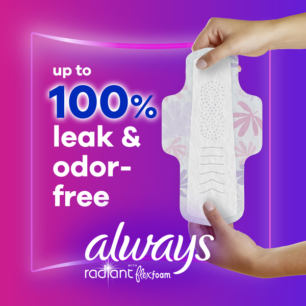 Băng Vệ Sinh Always Radiant Regular Pads Size 1 - 76 Miếng