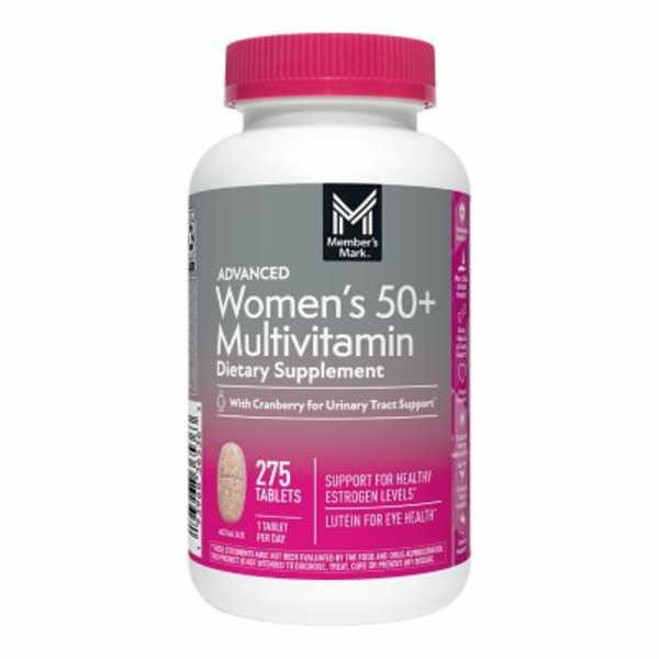 Viên Uống Bổ Sung Vitamin Tổng Hợp Member's Mark Advanced Women's 50+ – Hộp 275 Viên