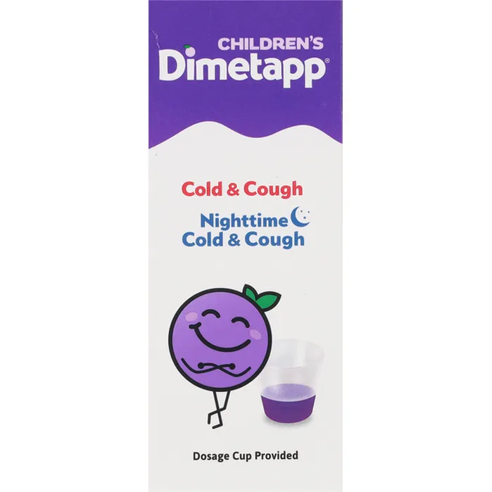 Siro Giảm Ho, Nghẹt Mũi & Cảm Lạnh Cho Trẻ Children's Dimetapp Day & Night – 2 Chai Ngày, 1 Chai Đêm X 118ml