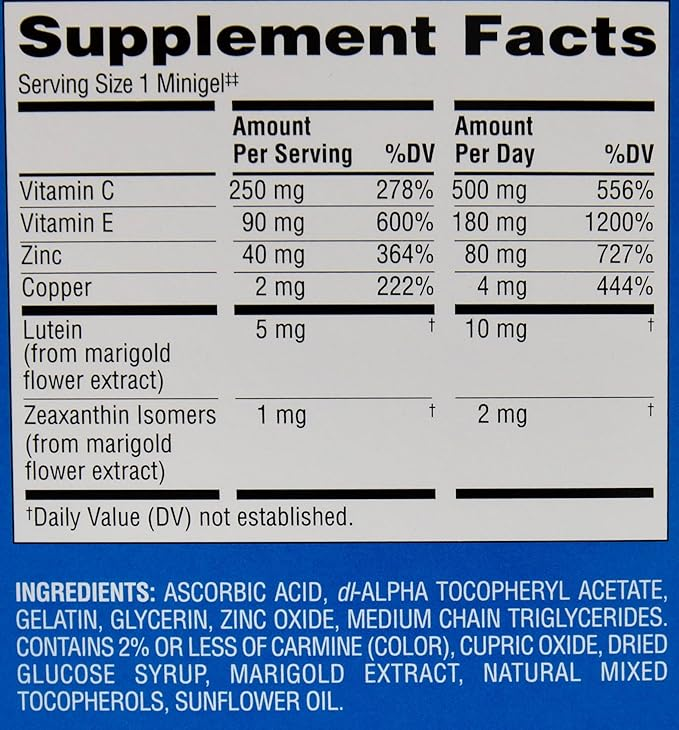 Viên Uống Member's Mark Advanced Eye Health Complex – Hộp 210 Viên