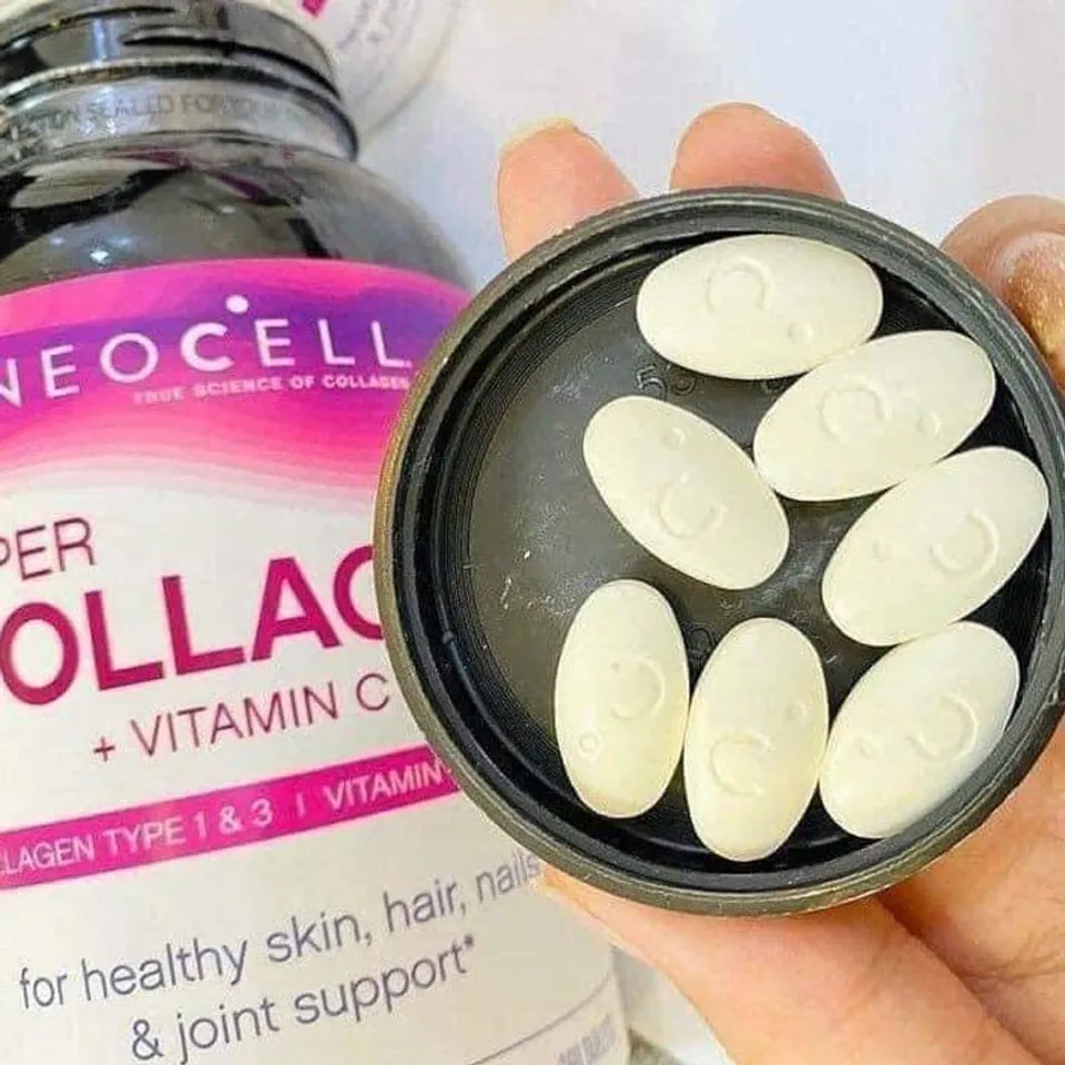 Viên Uống NeoCell Super Collagen + Vitamin C & Biotin – Hộp 360 Viên