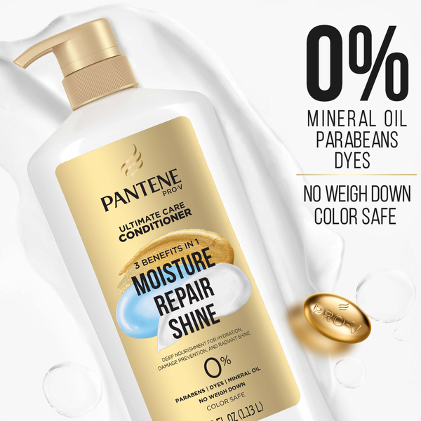 Dầu Xả Dưỡng Ẩm, Phục Hồi Pantene Pro-V Ultimate Care Moisture Repair & Shine Conditioner - Chai 1.13L