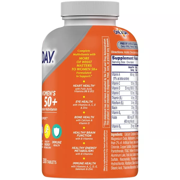 Viên Uống Bổ Sung Vitamin Tổng Hợp One A Day Women's 50+ Healthy Advantage – Hộp 300 Viên
