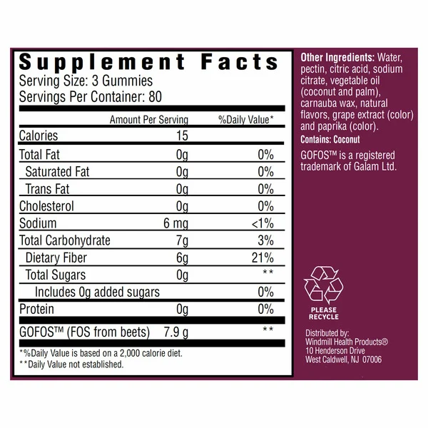 Kẹo Dẻo Bổ Sung Chất Xơ Country Farms Fiber Care Gummies – Hộp 240 Viên