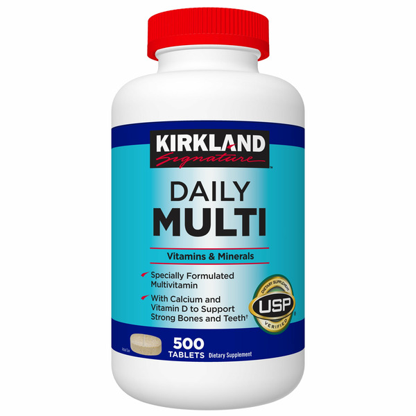 Viên Uống Bổ Sung Vitamin Tổng Hợp Kirkland Signature Daily Multi – Hộp 500 Viên