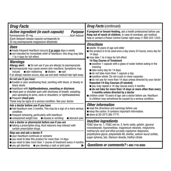 Viên Uống Kirkland Signature Esomeprazole 20 mg – 3 Hộp X 14 Viên