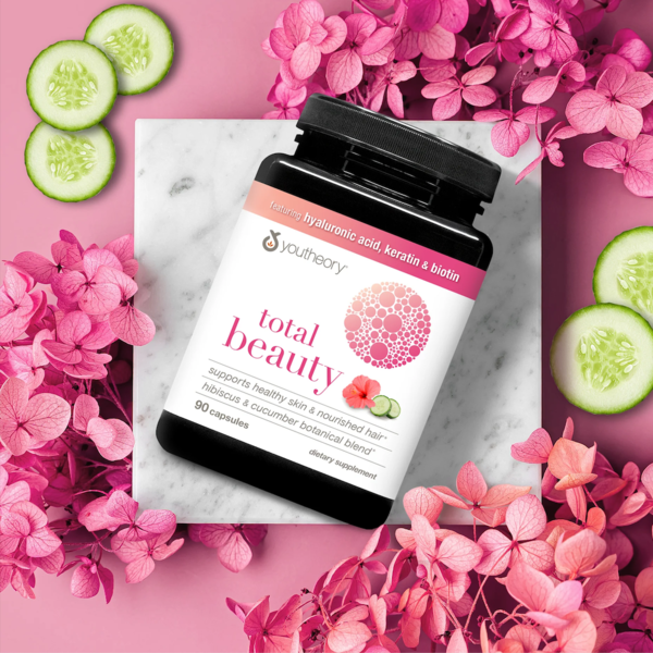 Viên Uống Hỗ Trợ Sắc Đẹp Youtheory Total Beauty – Hộp 90 viên