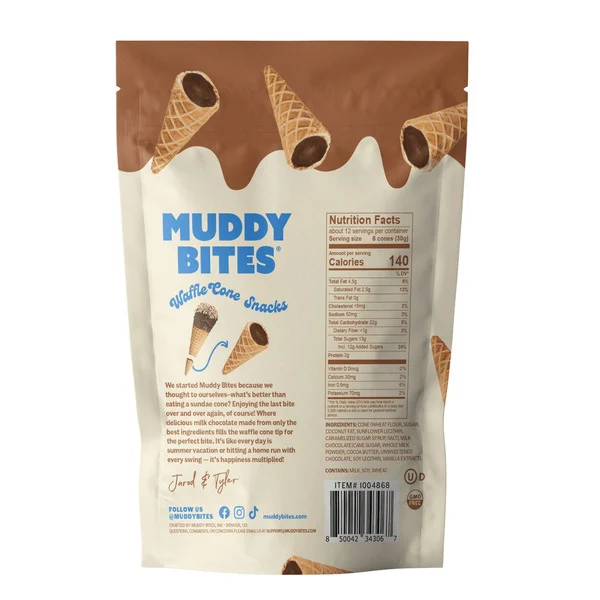 Bánh Ốc Quế Nhân Socola Bơ Đậu Phộng Muddy Bites