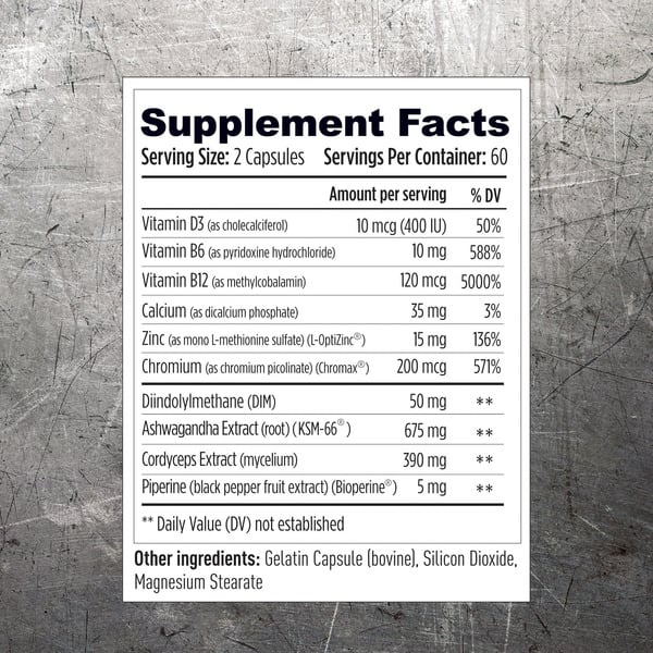 Viên Uống Weider Prime Testosterone Support – Hộp 120 Viên