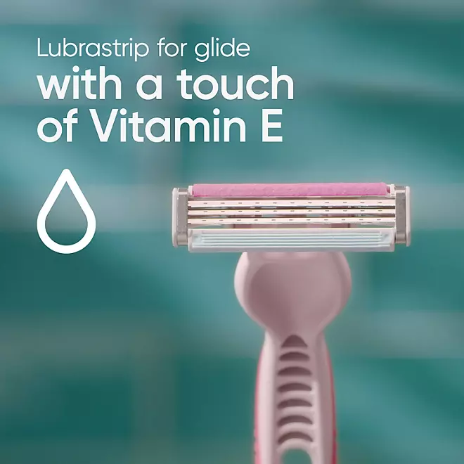 Dao Cạo Dùng Một Lần Cho Phụ Nữ Gillette Venus Simply 3 Dragonfruit Women's Disposable Razors - Hộp 16 Cái