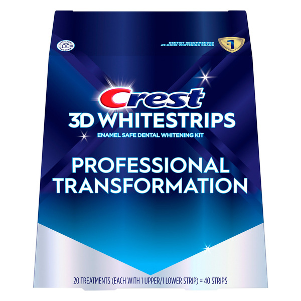 Bộ Miếng Dán Làm Trắng Răng Crest 3D Whitestrips Professional Effects Advanced + Monthly Express – 30 lần dùng
