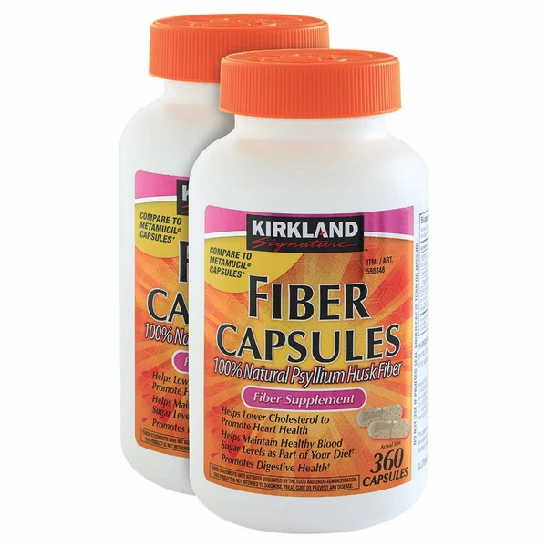 Viên Uống Bổ Sung Chất Xơ Kirkland Signature Psyllium Fiber – 2 Hộp X 360 Viên