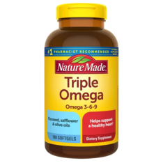 Viên Uống Nature Made Triple Omega - Hộp 180 Viên 