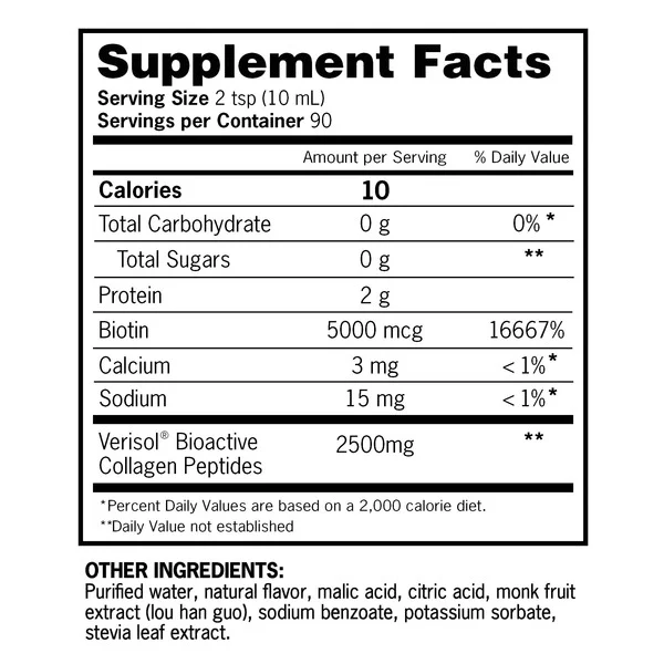 Nước Uống Zena Liquid Collagen + Biotin – Chai 887ml