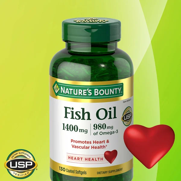 Viên Uống Dầu Cá Nature's Bounty 1400 mg – Hộp 130 Viên