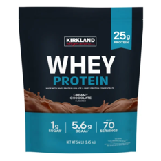 Bột Whey Protein Kirkland Signature Hương Chocolate Mịn – 2450g