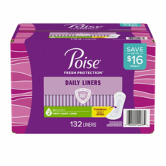 Băng vệ sinh hàng ngày Poise Daily Incontinence Panty Liners Very Light 132 miếng – Giải pháp bảo vệ nhẹ nhàng cho phụ nữ, 132 ct.