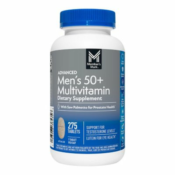 Viên Uống Member's Mark Advanced Men's 50+ – Hộp 275 Viên
