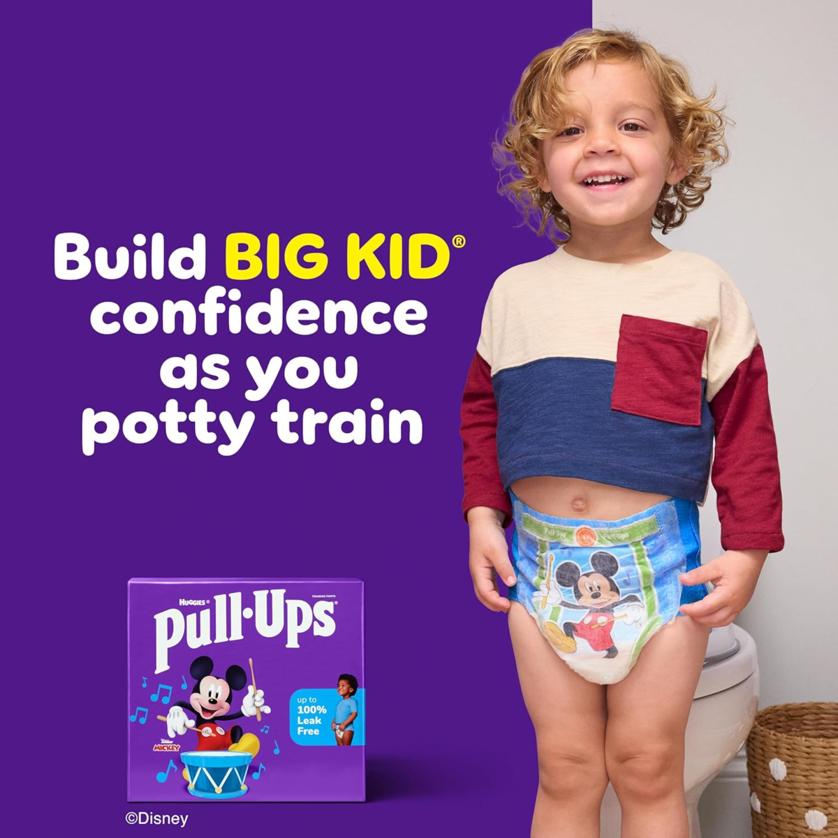 Quần Tập Cho Bé Trai Từ 22.7kg Pull-Ups Boys' Potty Training Pants 5T-6T (50+ lbs) - Gói 84 Miếng