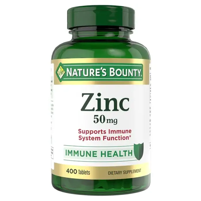 Viên Uống Bổ Sung Kẽm Nature's Bounty Zinc 50 mg - Hộp 400 Viên