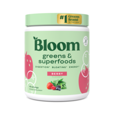 Bột Dinh Dưỡng Bloom Nutrition Greens & Superfoods Vị Berry – Hộp 227g