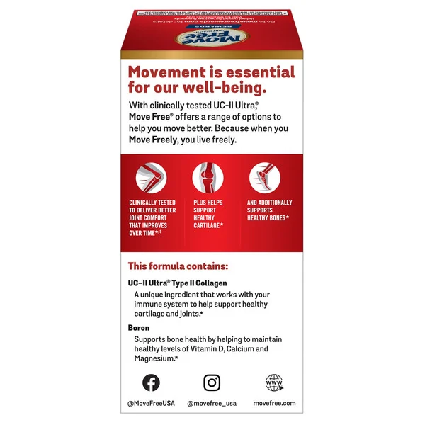 Viên Uống Schiff Move Free Ultra Triple Action Joint Supplement – Hộp 75 Viên