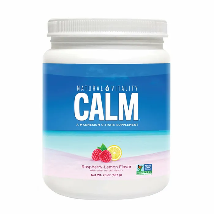 Bột Uống Bổ Sung Magie Natural Vitality CALM Hương Mâm Xôi Chanh – Hộp 567g