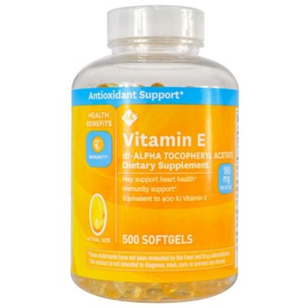 Viên Uống Vitamin E Member's Mark – Hộp 500 Viên