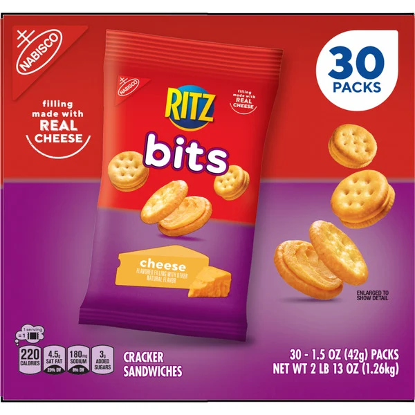 Bánh Quy Ritz Bits Kẹp Phô Mai 30 Gói