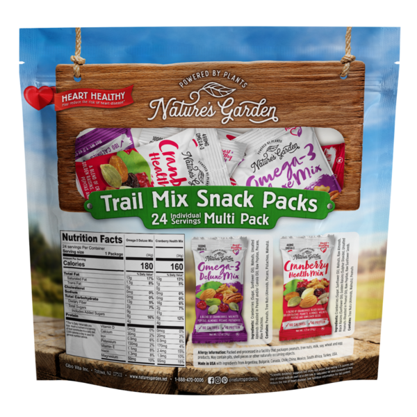 Gói Hạt Trái Cây Nature’s Garden Trail Mix 24 Gói