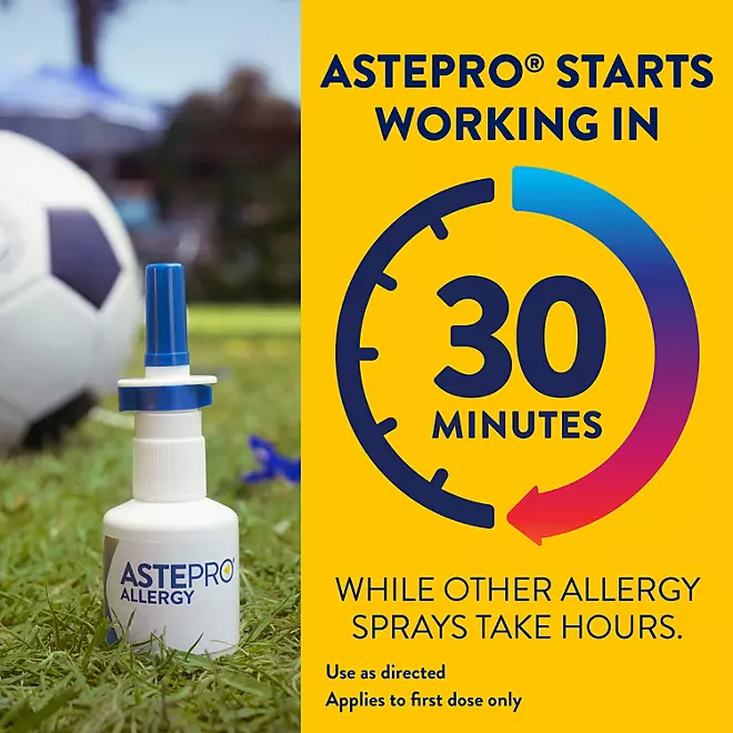 Xịt Mũi Hỗ Trợ Giảm Dị Ứng & Nghẹt Mũi Astepro Allergy – 3 Chai X 23ml