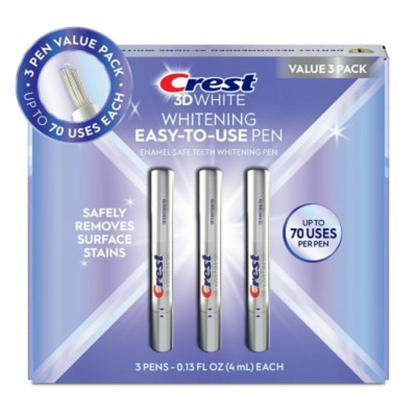 Bút Làm Trắng Răng Crest 3DWhite Enamel Safe - Hộp 3 Bút X 4ml