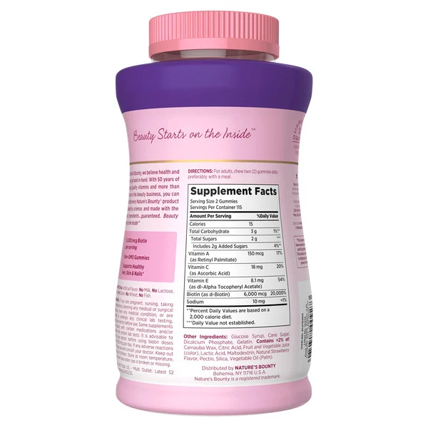 Kẹo Dẻo Nature's Bounty Hair, Skin & Nails Advanced – Hộp 230 Viên