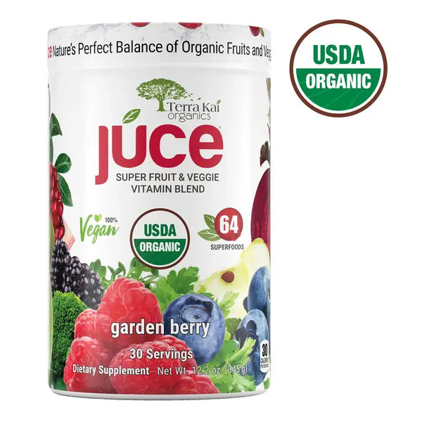 Bột Trái Cây & Rau Củ Quả Terra Kai USDA Organic Juce Super Fruit & Veggie Powder – Hộp 345g