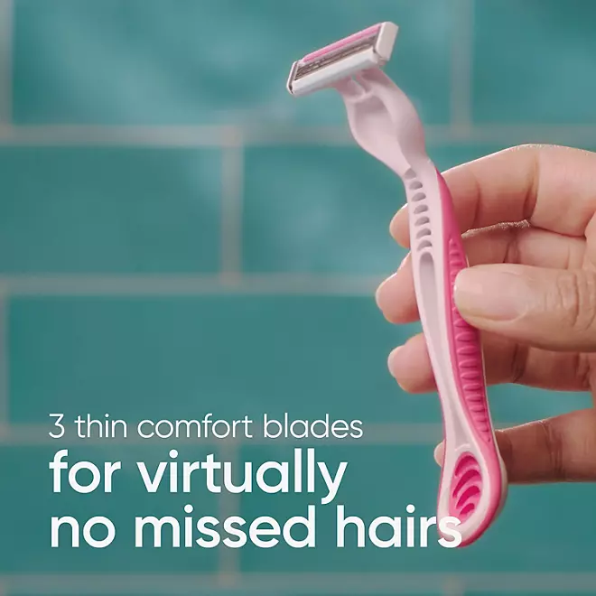 Dao Cạo Dùng Một Lần Cho Phụ Nữ Gillette Venus Simply 3 Dragonfruit Women's Disposable Razors - Hộp 16 Cái