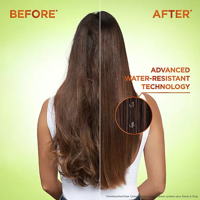 Bộ Dầu Gội Và Dầu Xả Làm Mượt Tóc Garnier Fructis Sleek & Shine Smoothing Shampoo & Conditioner - 2 Chai X 1.18L