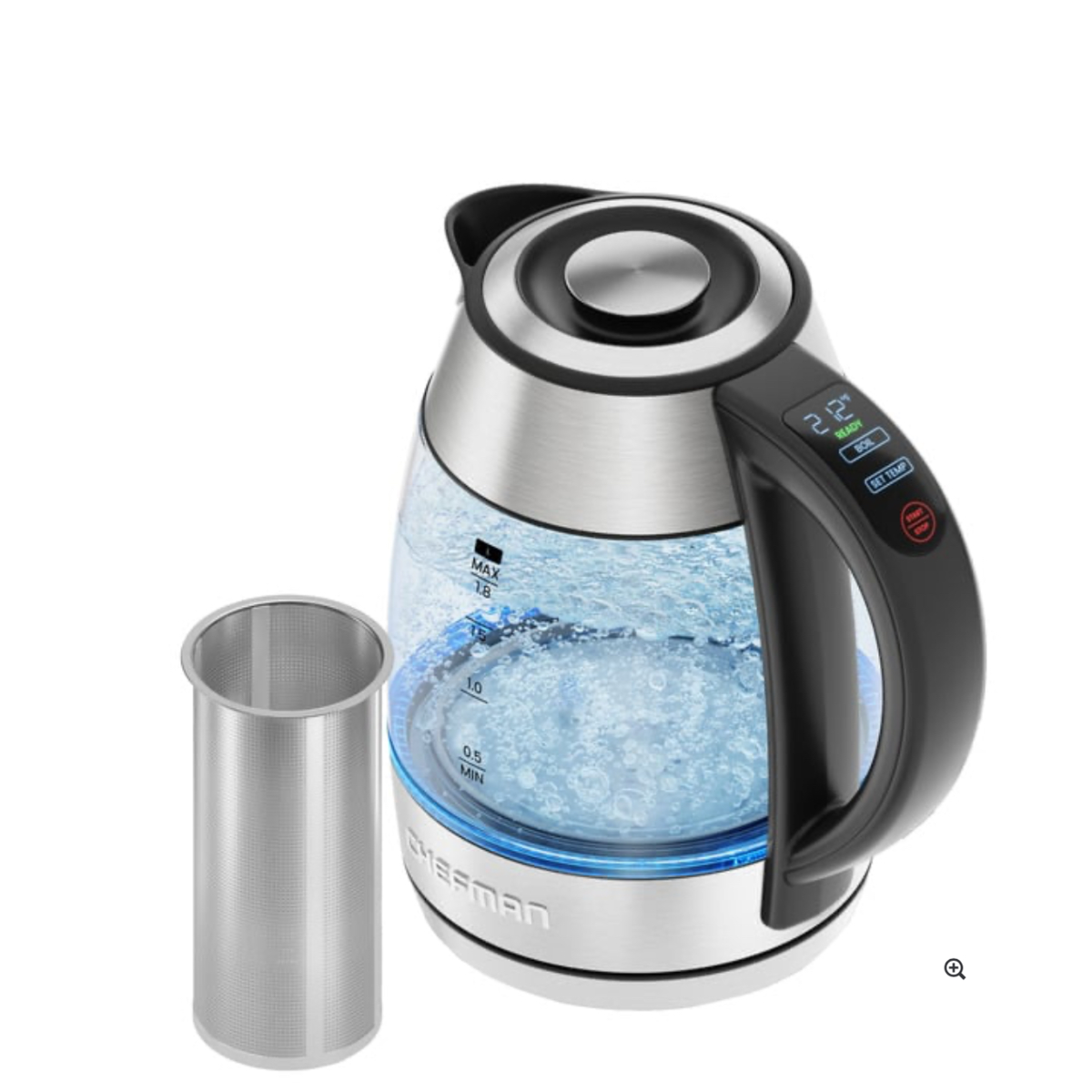Chefman Custom-Temp 1.8L Electric Kettle