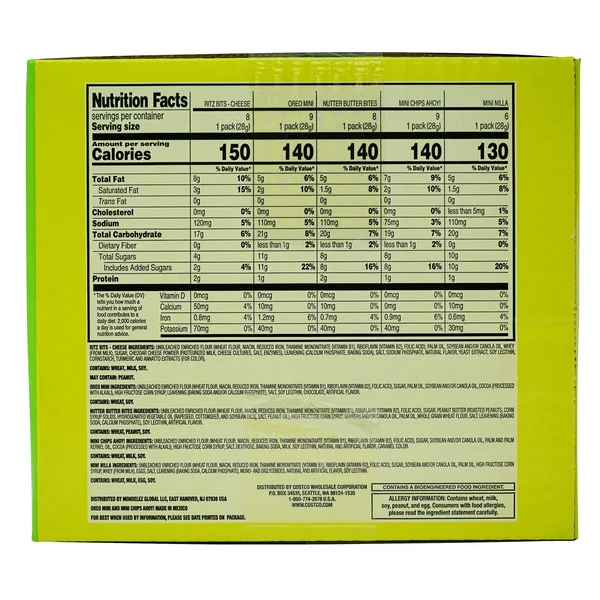 Hộp Snack Nabisco Variety Pack 40 Gói 1.2kg