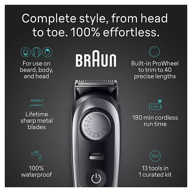 Bộ Dụng Cụ Chăm Sóc Cá Nhân Đa Năng Dành Cho Nam Braun Series 9 9430 All-In-One Electric Grooming Style Kit for Men
