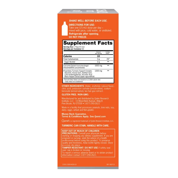 Nước Uống Qunol Liquid Turmeric 1000 mg - Chai 899ml