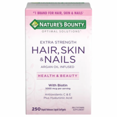 Viên Uống Nature's Bounty Hair, Skin & Nails – Hộp 250 Viên