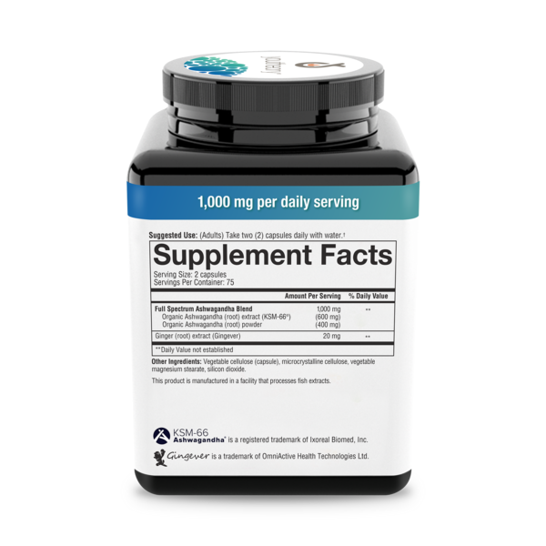 Viên Uống Nhân Sâm Youtheory Ashwagandha Giảm Căng Thẳng – Hộp 150 Viên