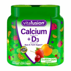 Kẹo Dẻo Bổ Sung Canxi & Vitamin D3 Vitafusion – 2 Hộp x 100 Viên